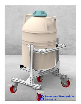 Tipping Stand Support pivotant
